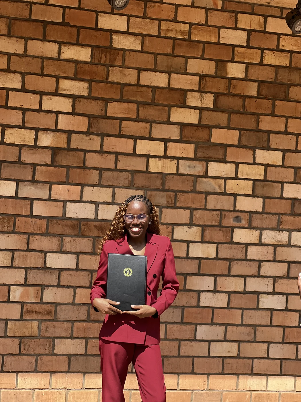 Idara Patrick at her project defense